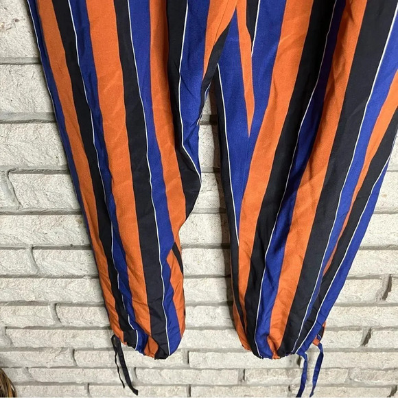 Madewell x no.6 silk playa cami jumpsuit multi-stripe - Picture 5 of 7